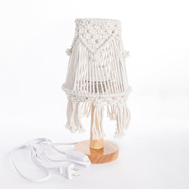 Decorative Cone-Shaped Lamp with Elegant Ceramic Base