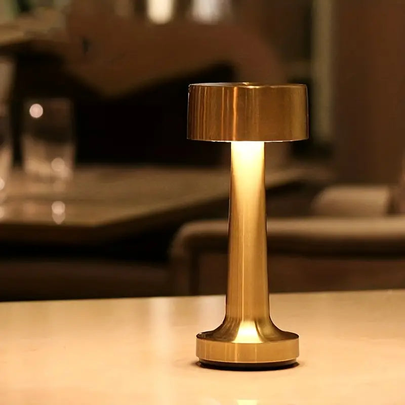 Lampe de table rétro élégante à éclairage LED