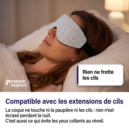 Masque de sommeil ajustable sans pression oculaire