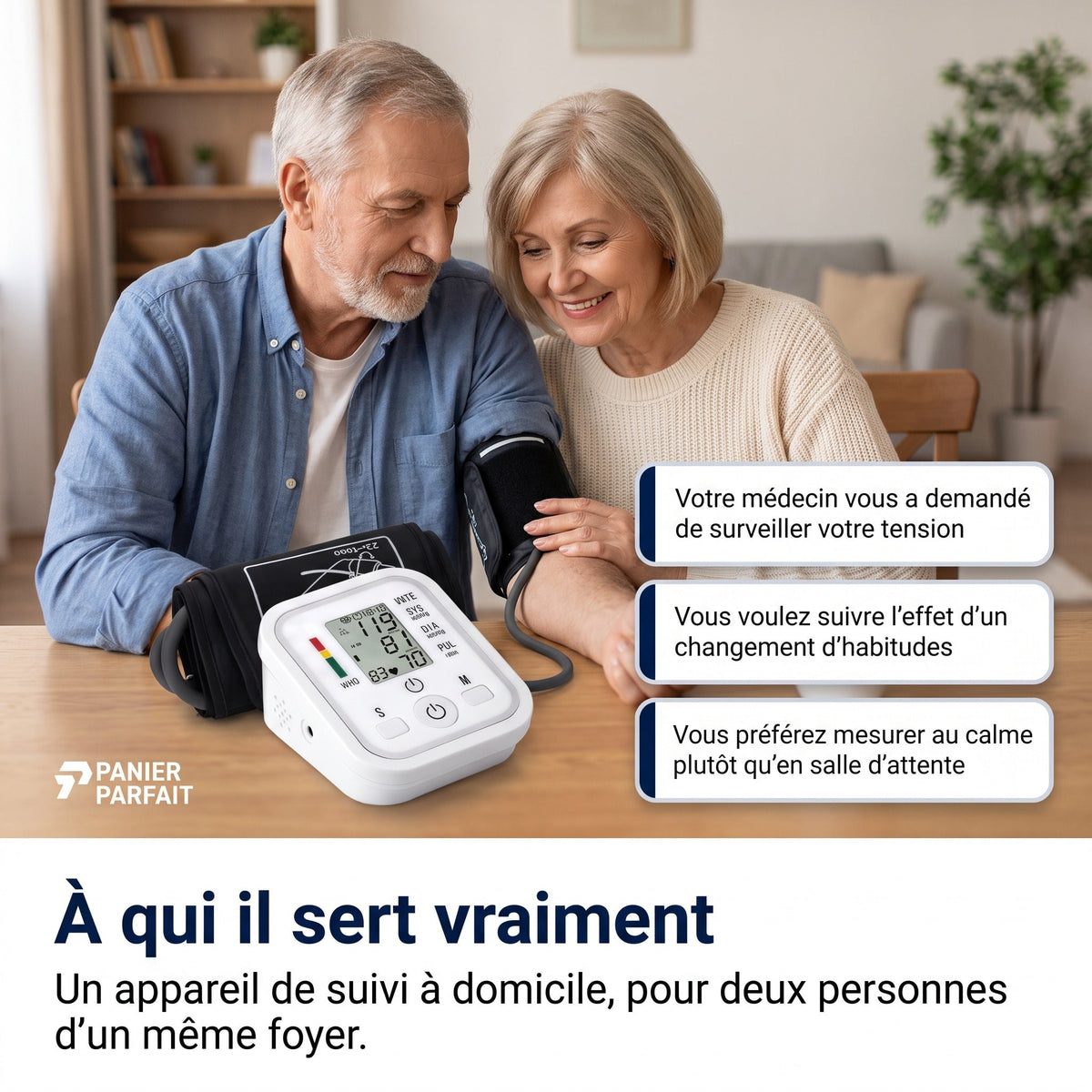Tensiomètre de bras automatique à affichage digital