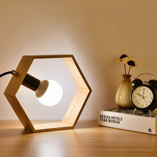 Lampe Bois Design Chalet - Santeova