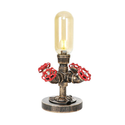 Lampe de table moderne à design industriel en métal