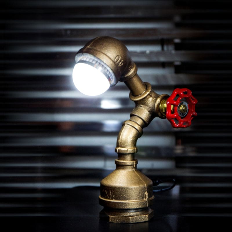 Industrial Robot Metal Lamp with Mechanical Switch