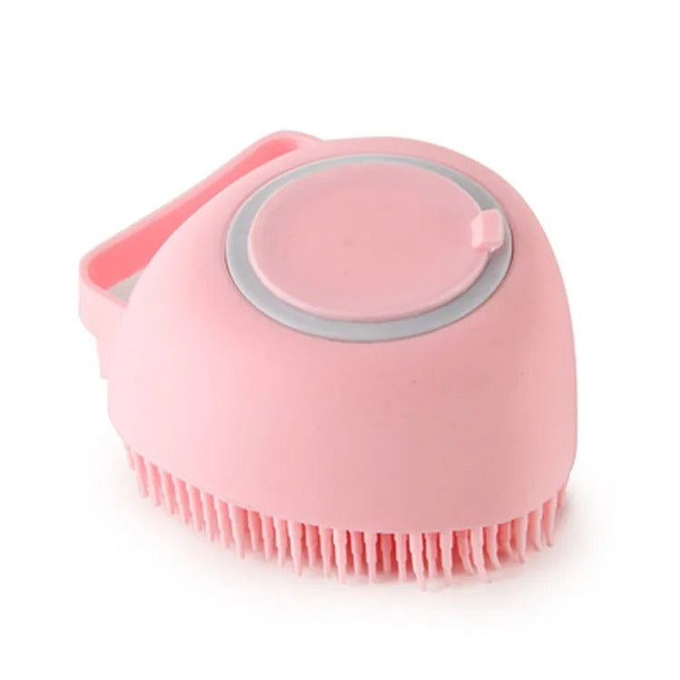 Gant de massage pour animaux en tissu doux