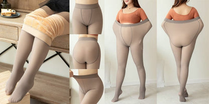 Leggings d'hiver chaud en laine polaire