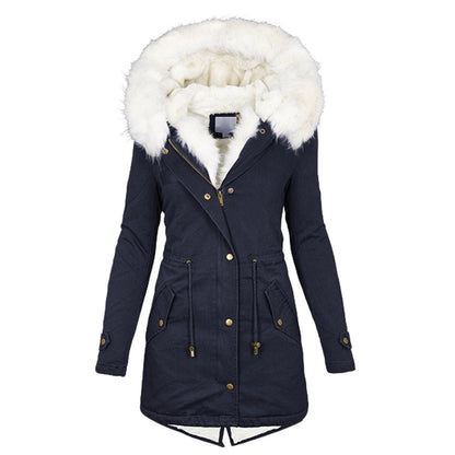 Parka imperméable légère à capuche automne-hiver