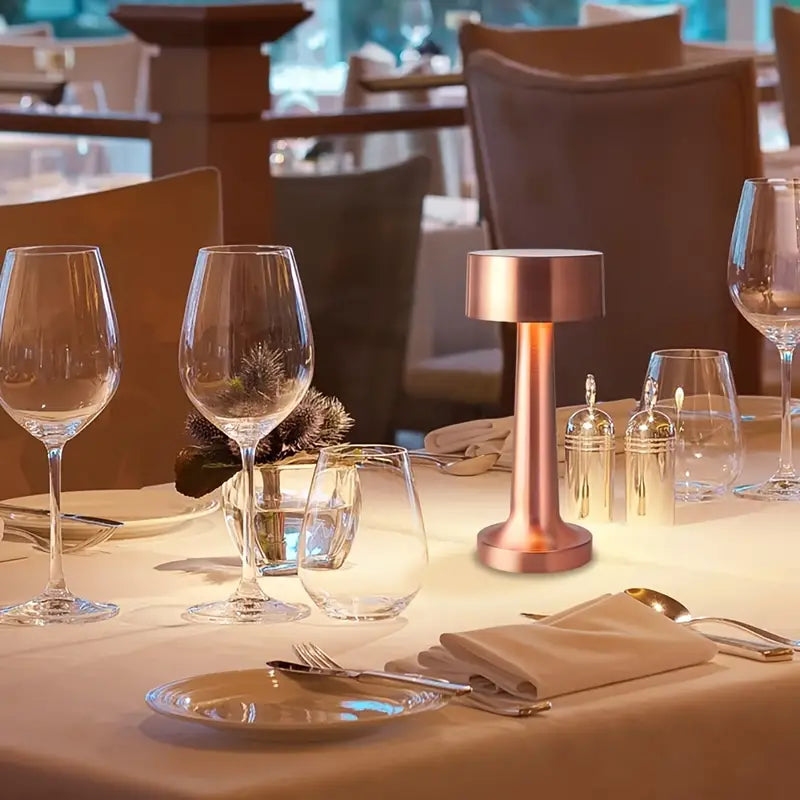 Lampe de table rétro élégante à éclairage LED