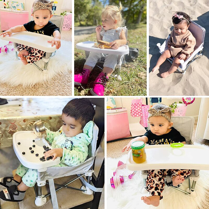 Rehausseur de chaise pliable et sécurisé pour enfant