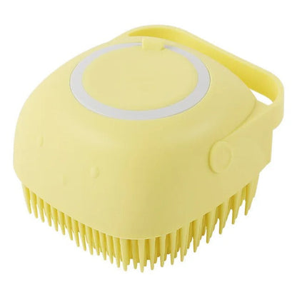 Gant de massage pour animaux en tissu doux