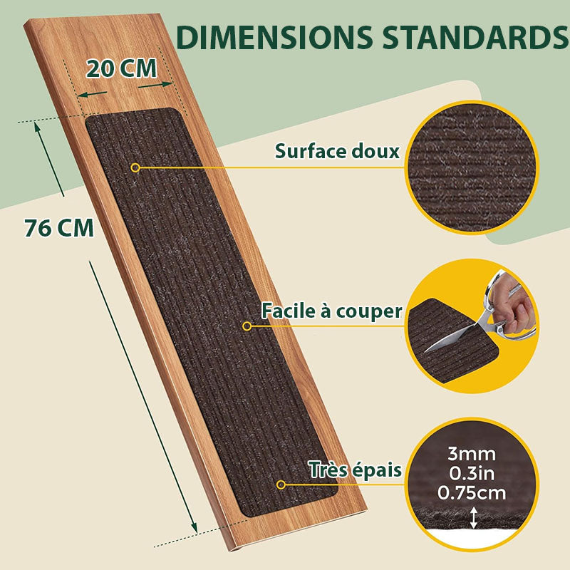 Tapis d'escalier antidérapant autocollant lot de 15 pièces