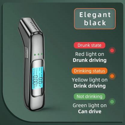 Alcotex™ – Portable Electronic Breathalyzer with Fast Reading and LCD Screen