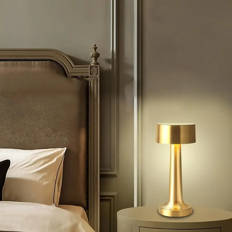 Lampe de table rétro élégante à éclairage LED