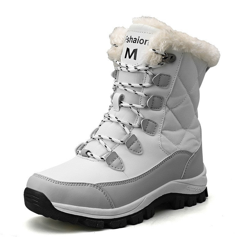 Bottes de neige isolantes en caoutchouc antidérapant hiver