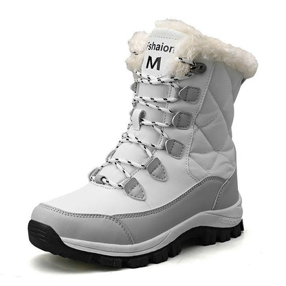 Bottes de neige isolantes en caoutchouc antidérapant hiver
