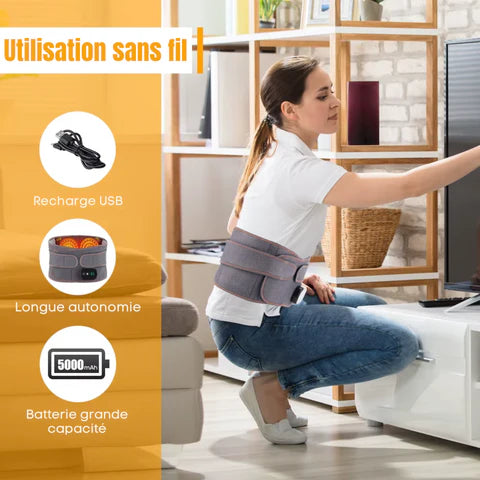 Multifunctional Heating Belt with Heat and Massage