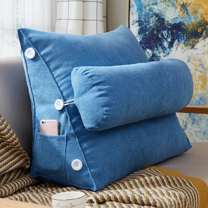 ReadLuxe™ – Ergonomic Reading Cushion with Lumbar Support