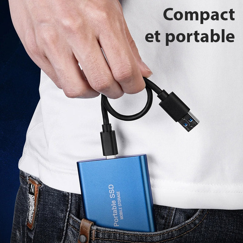 Fast and Compact External Hard Drive - Large Capacity Portable Storage