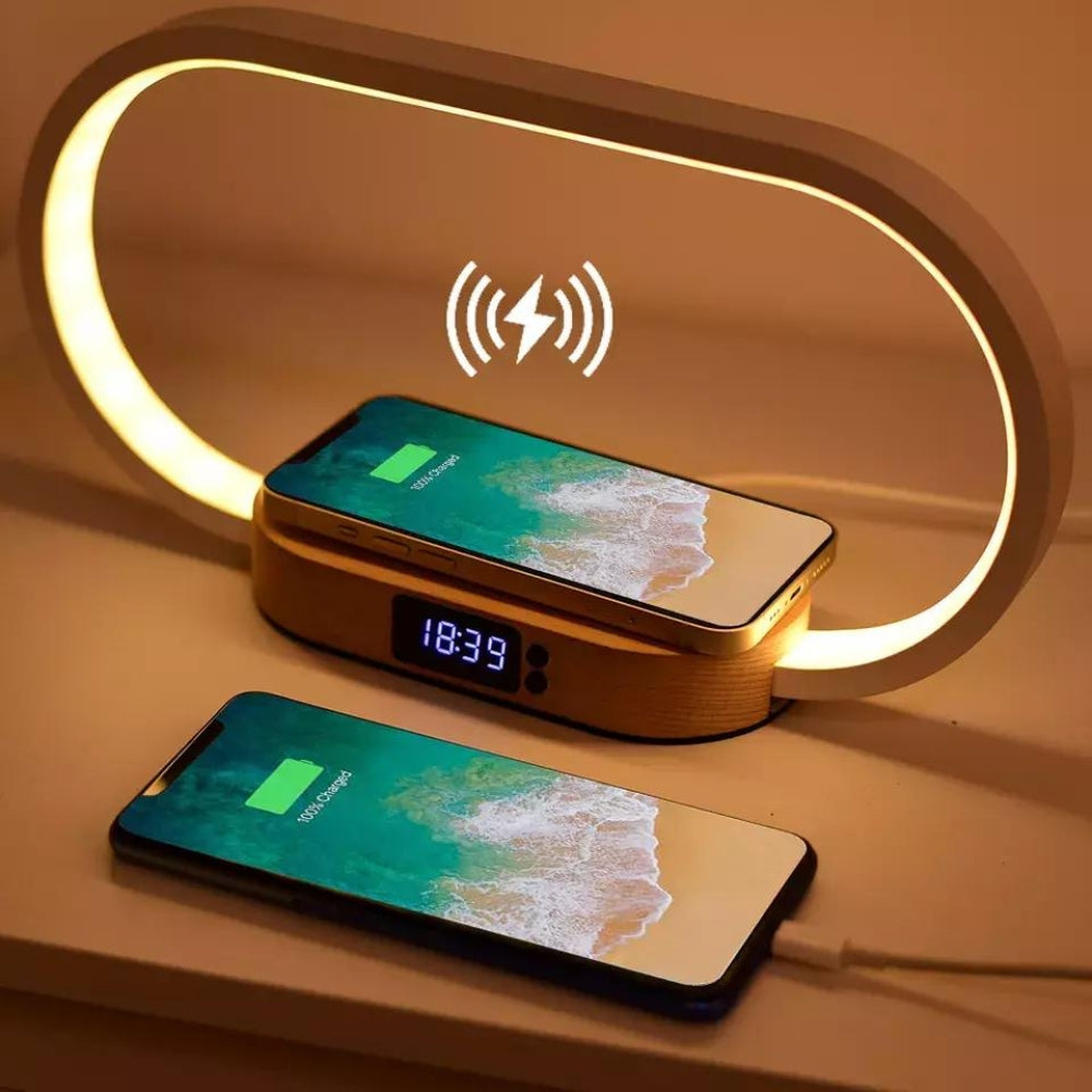 Montre connectée élégante avec chargeur sans fil intégré