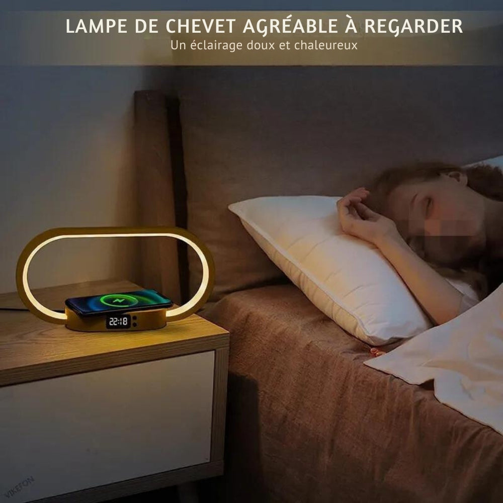Montre connectée élégante avec chargeur sans fil intégré