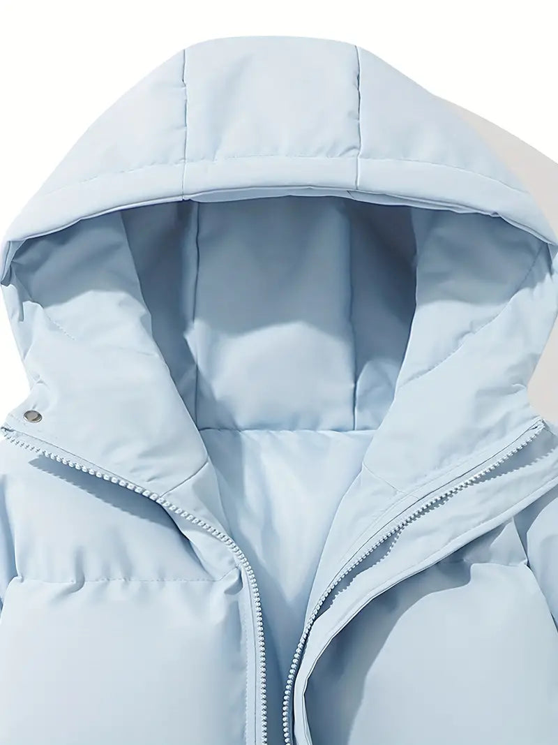 Veste d'hiver matelassée classique à capuche
