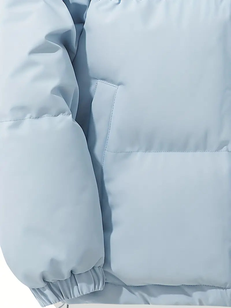 Veste d'hiver matelassée classique à capuche