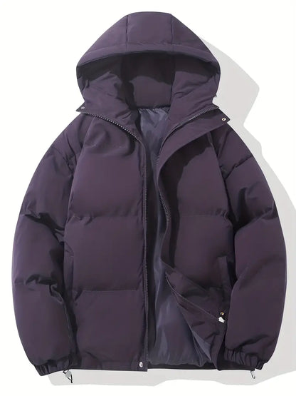 Veste d'hiver matelassée classique à capuche