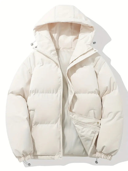 Veste d'hiver matelassée classique à capuche