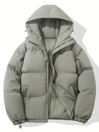 Veste d'hiver matelassée classique à capuche
