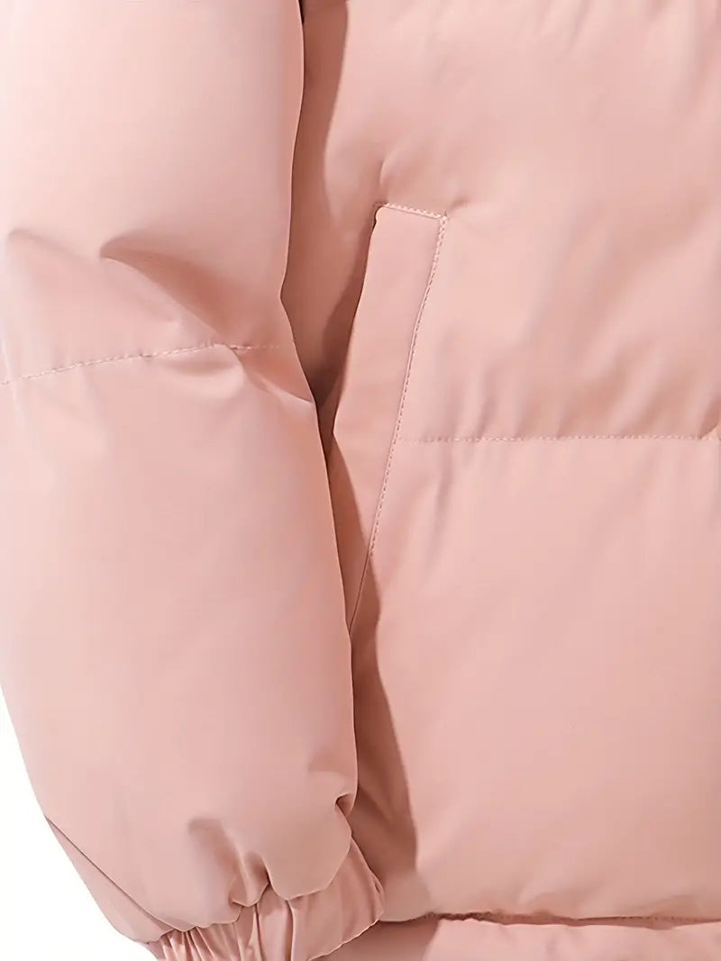 Veste d'hiver matelassée classique à capuche