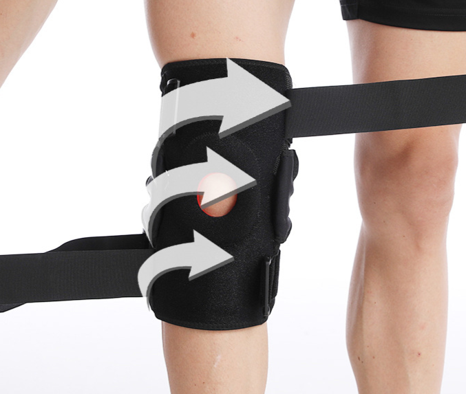 FlexiKnee™ – Genouillère Stabilisatrice | Maintien & Confort Dynamiqu