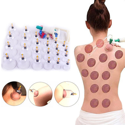 Tasses de thérapie cupping en silicone lot de 12