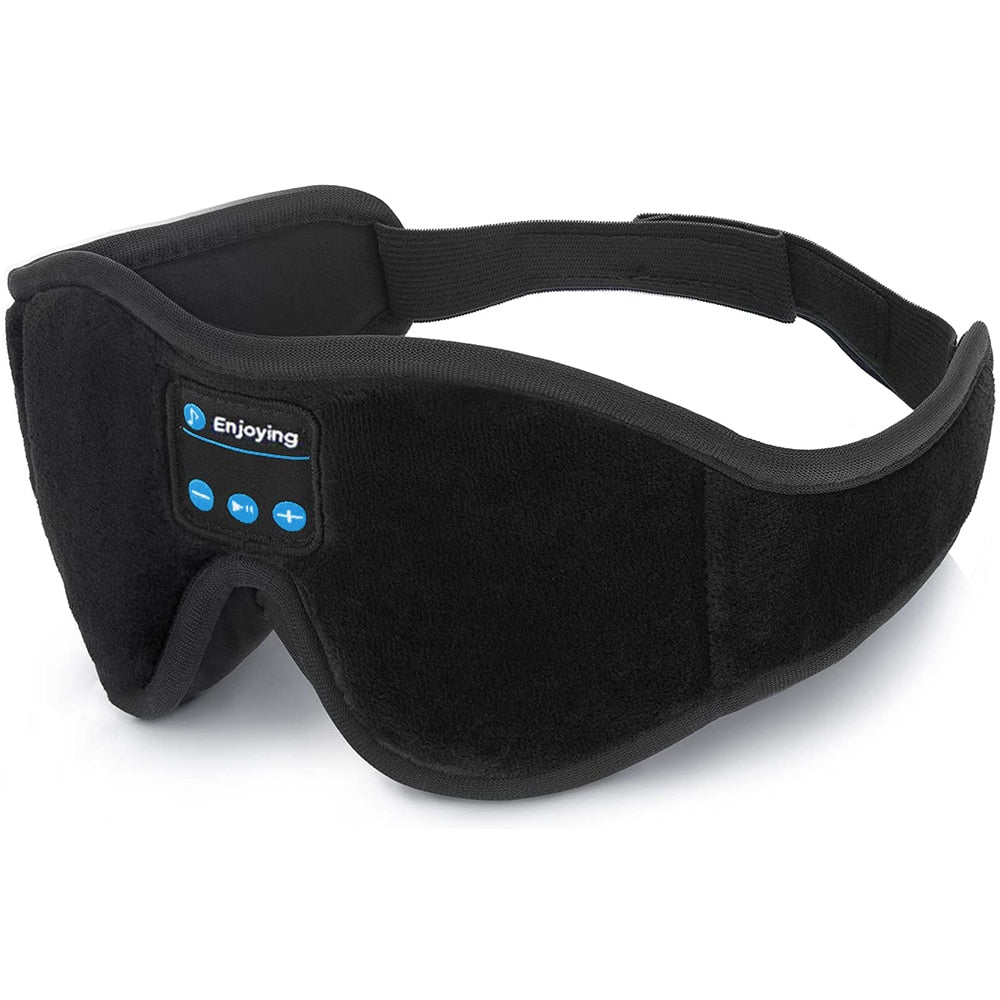 Sleep Mask with Built-in Bluetooth Headphones