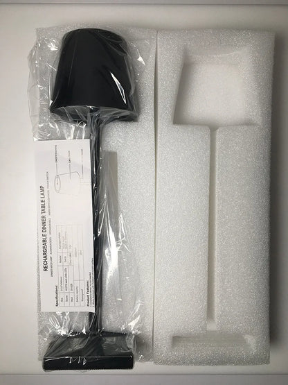 Lampe de table rechargeable sans fil à éclairage LED