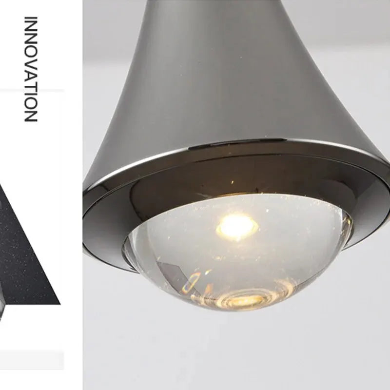 Suspension élégante à éclairage LED diffuse