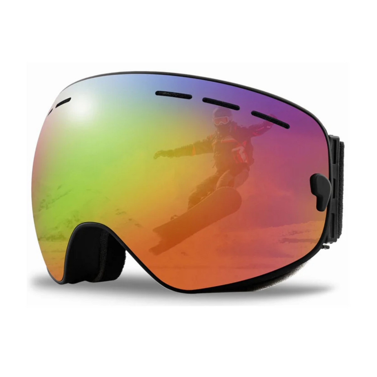 Lunettes de ski antibuée double couche