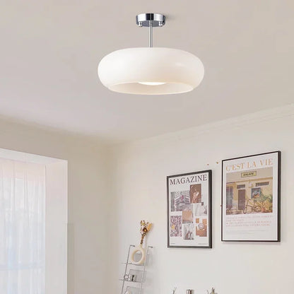 Lampe suspendue LED en verre élégante