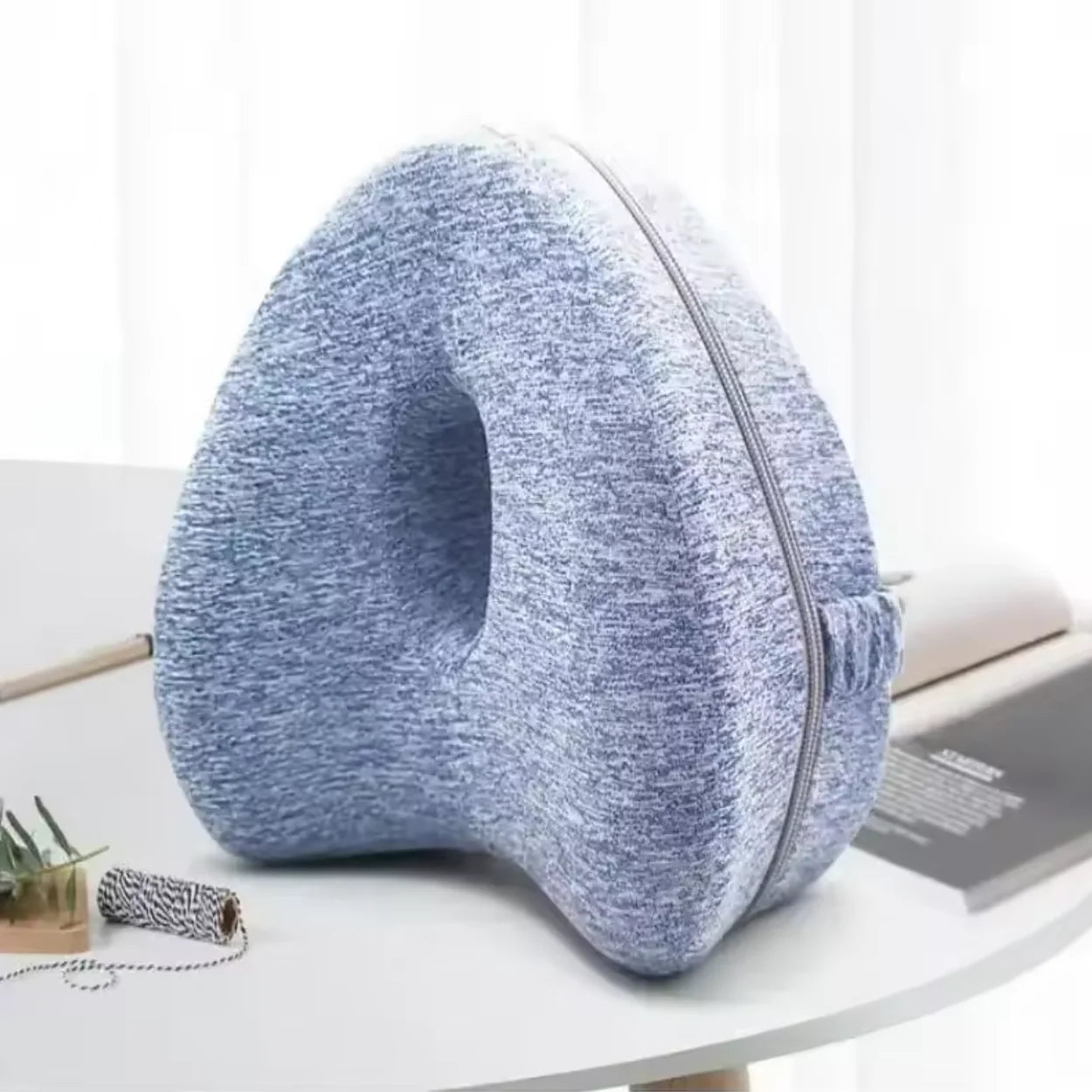 Ergonomic Leg Lumbar Pillow in Memory Foam