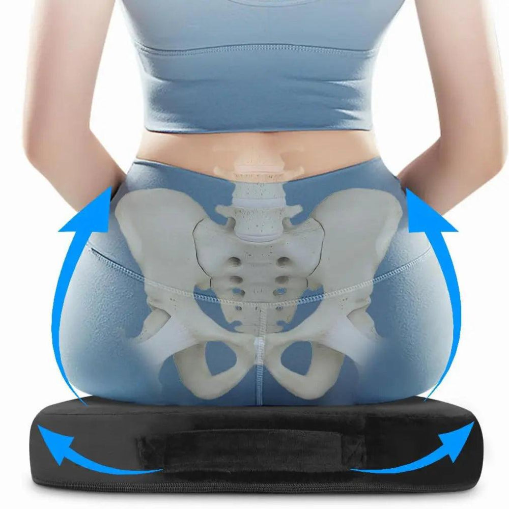 PosturEase™ – Coussin ergonomique chaise soutien lombaire et coccyx