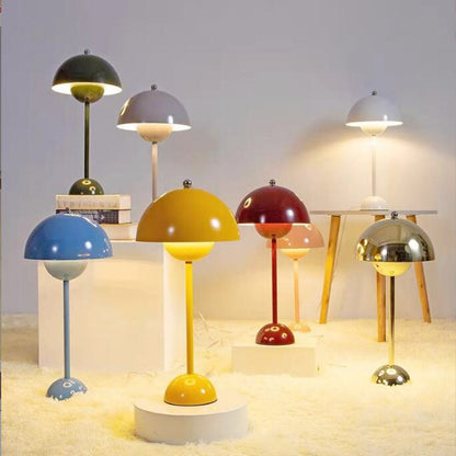 Lampe de chevet sans fil à LED design pot de fleurs