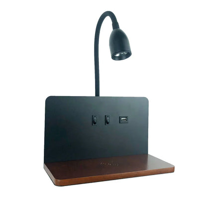 LED Wall Lamp with USB Port