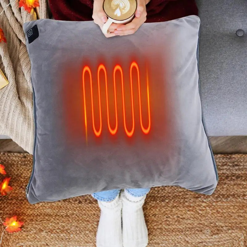Coussin chauffant portable électrique pour voiture et maison