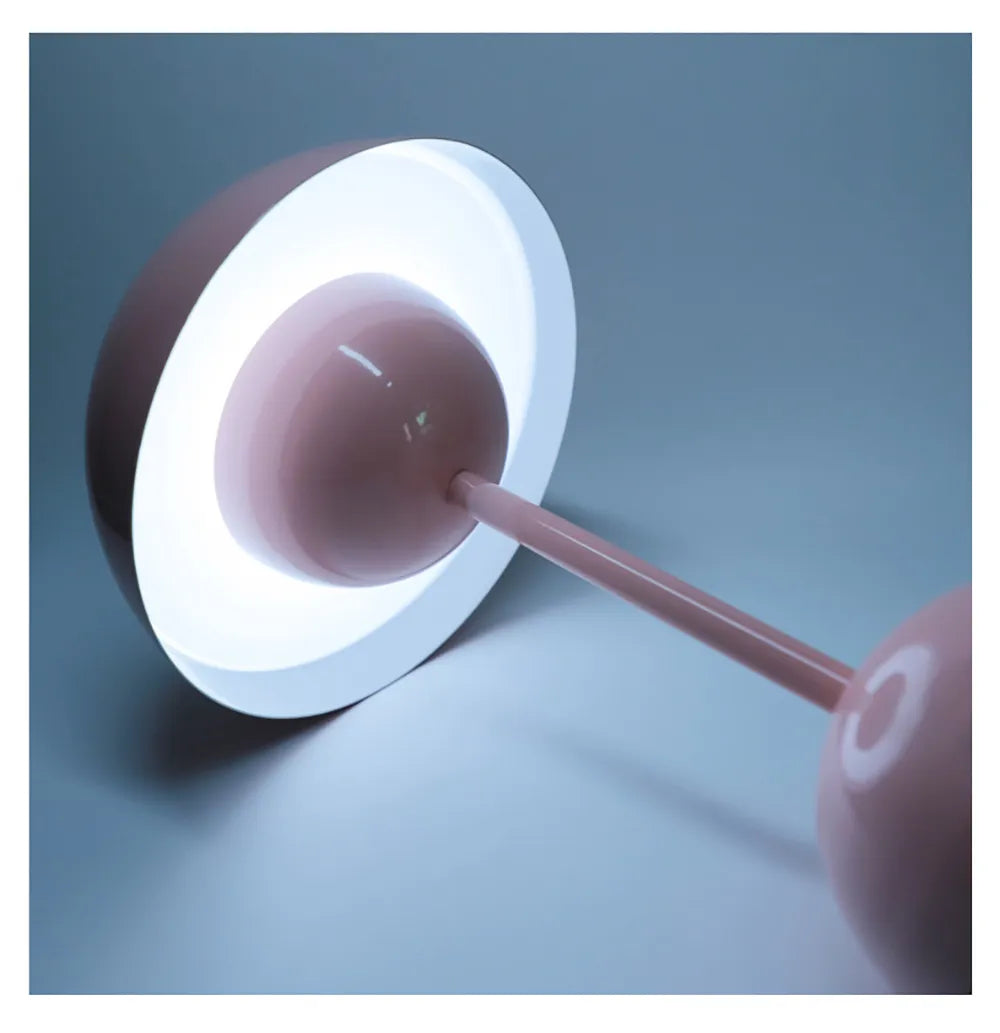 Lampe de table élégante à éclairage LED forme champignon
