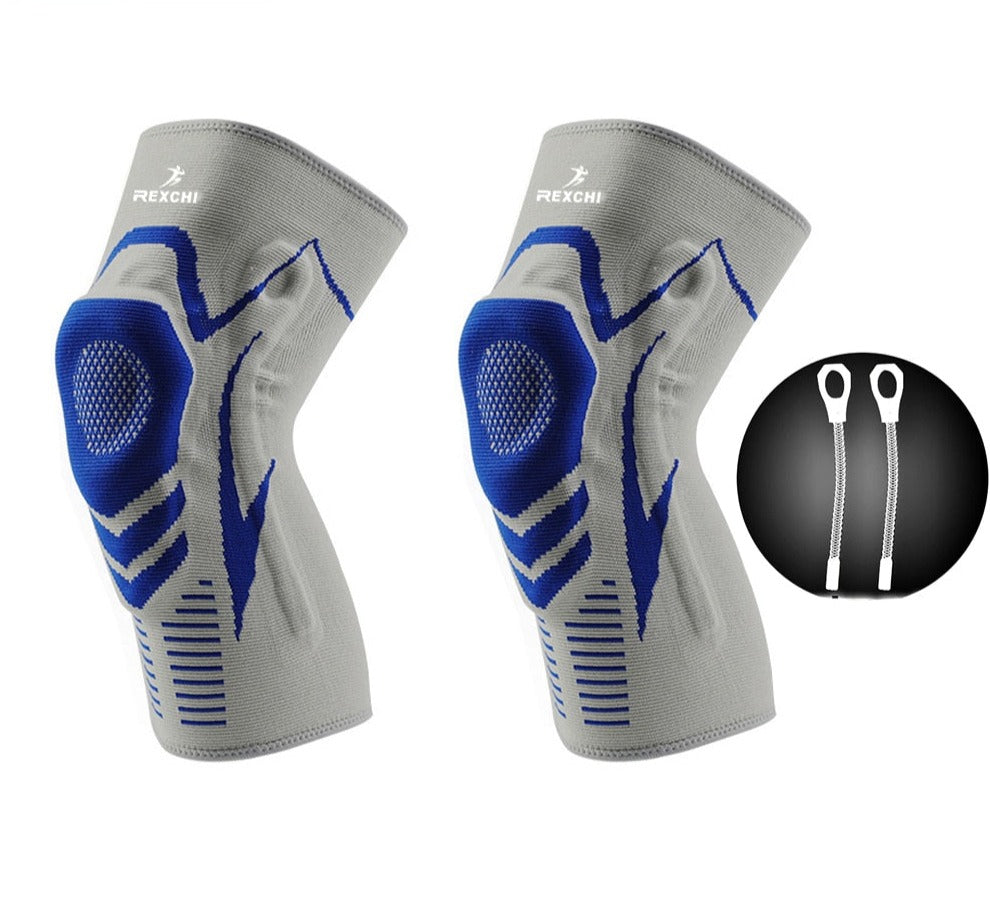 Genouillère ergonomique à maintien flexible