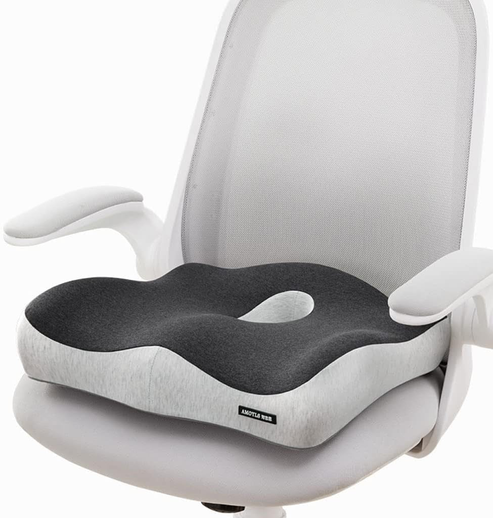 Coussin orthopédique à mémoire de forme pour chaise et siège