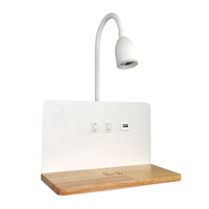 LED Wall Lamp with USB Port