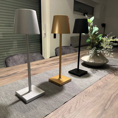 Lampe de table rechargeable sans fil à éclairage LED