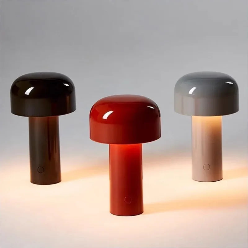 Lampe de chevet LED champignon design