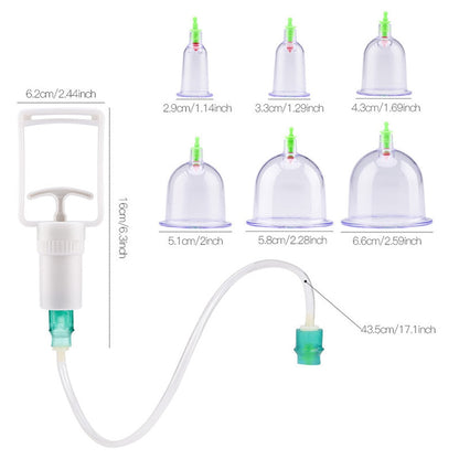 Tasses de thérapie cupping en silicone lot de 12