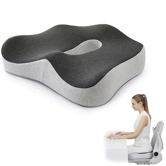 Coussin orthopédique à mémoire de forme pour chaise et siège