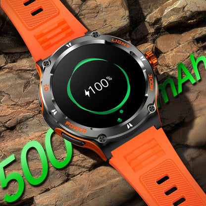Montre connectée sportive à écran HD avec torche LED et boussole